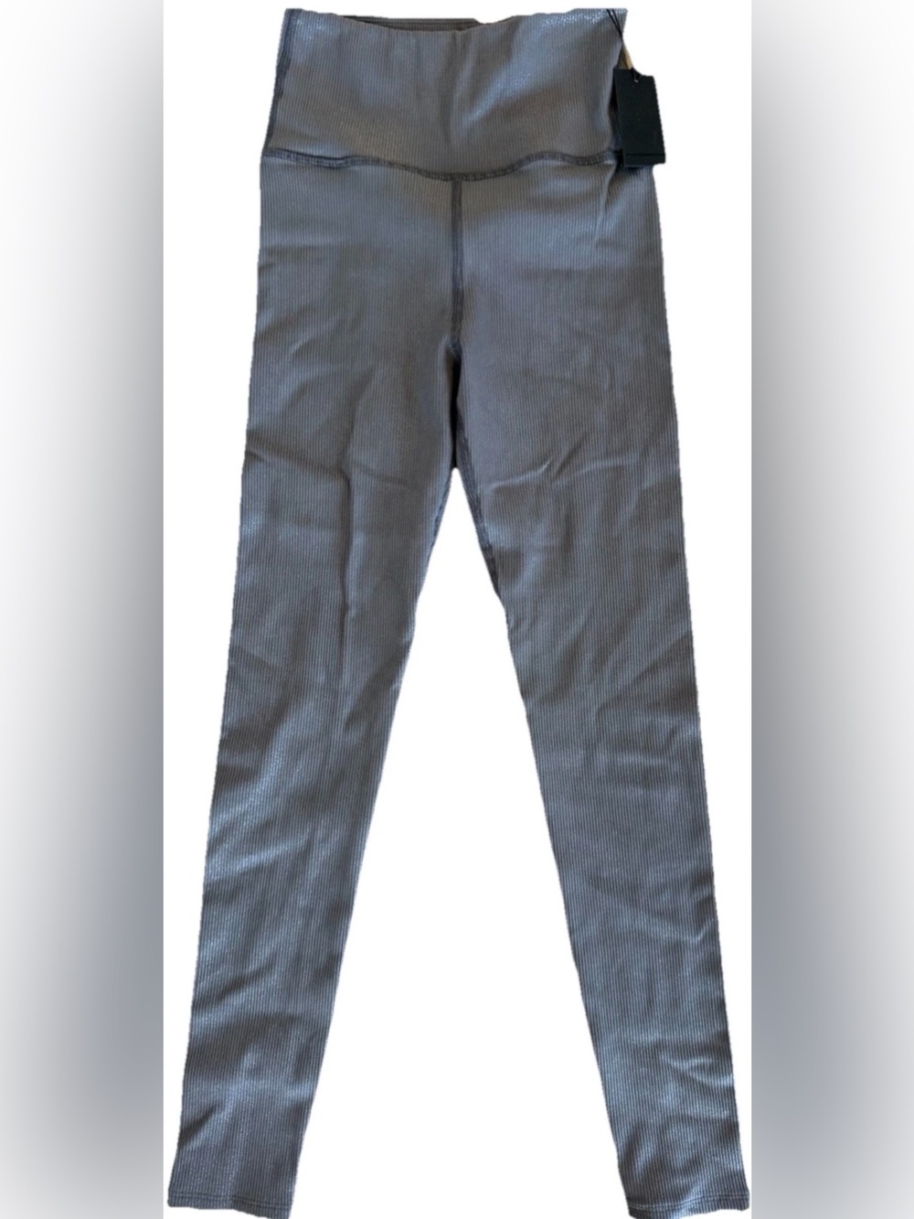 NWT ONA by Yoon Chung Rib Foil Leggings Gray S